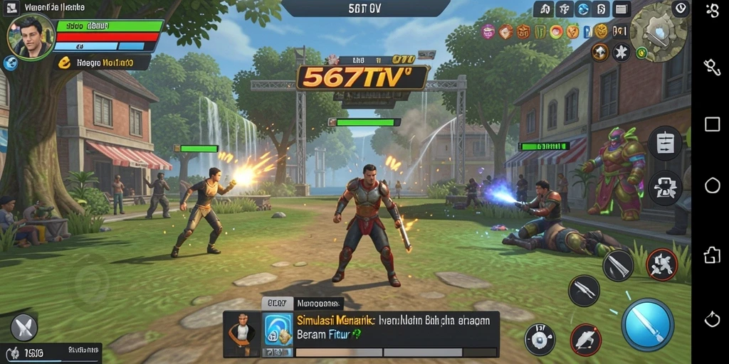 Tampilan screenshot gameplay 567TV yang menunjukkan interaksi yang menarik.