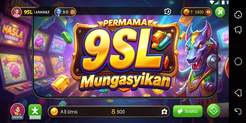 Tampilan gameplay menawan dari game Slot 9SL yang seru.