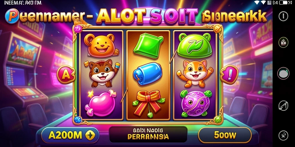 Screenshot A200M menampilkan gameplay Slot yang seru dan menarik.