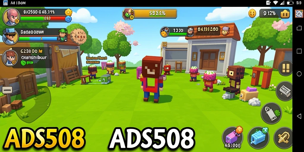 Tangkapan layar game Idle dengan antarmuka menawan dan gameplay menarik.