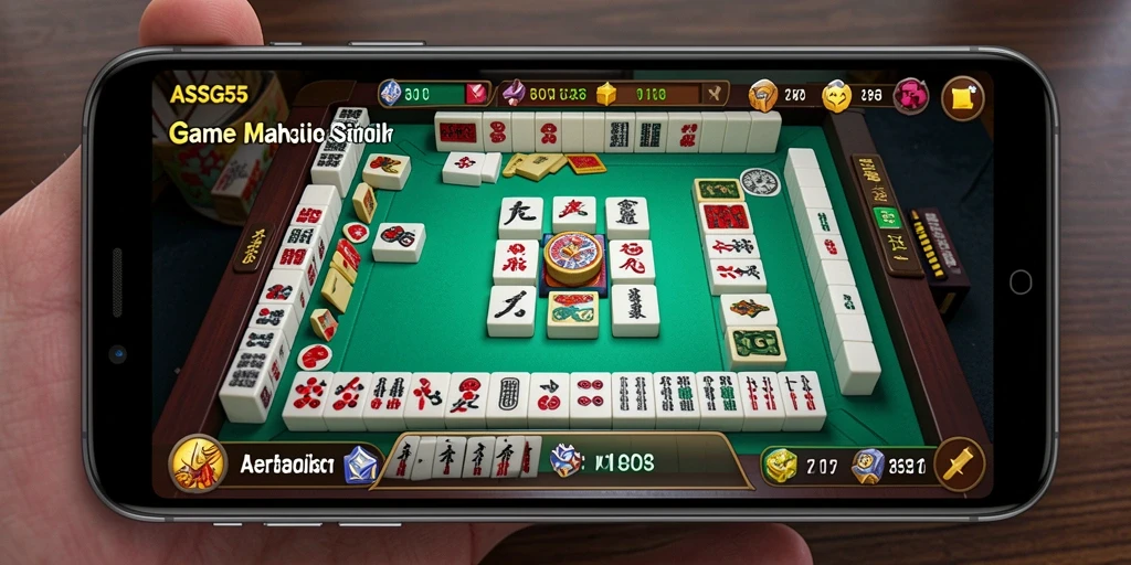 Gameplay <strong>ASG55</strong> menunjukkan suasana seru permainan Mahjong.