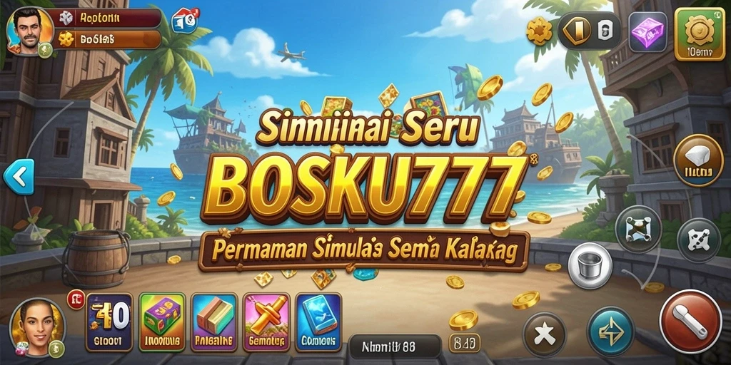 Tampilan gameplay menarik dari BOSKU777 dengan fitur simulasi yang interaktif.