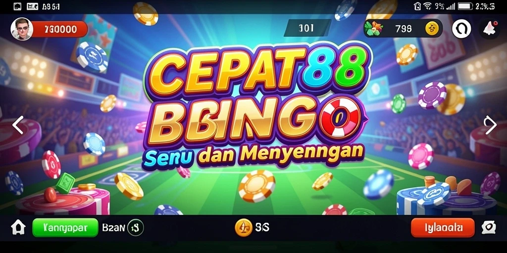 Tangkapan layar game Bingo CEPAT88 dengan gameplay yang seru dan interaktif.