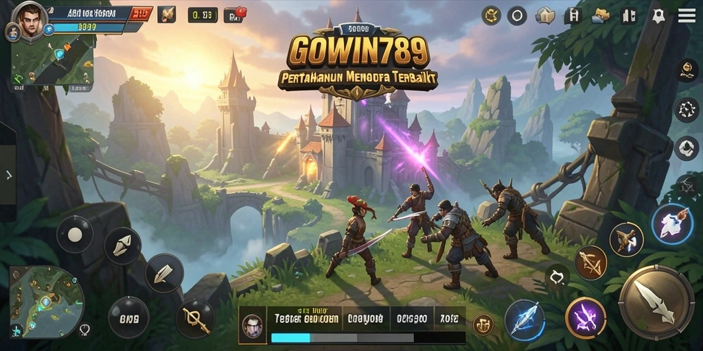 Gameplay GOWIN789 menampilkan strategi menara yang mendebarkan.