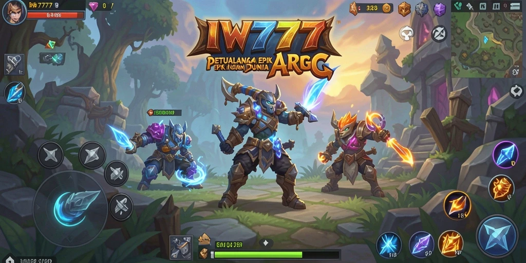 Gameplay seru dan mendebarkan dalam IW777 ARPG.