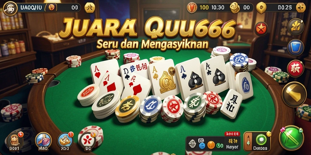 Tampilan gameplay QiuQiu yang menegangkan dan menyenangkan.
