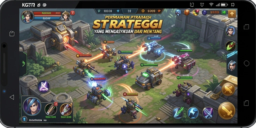 Tampilan gameplay KG778 yang mendebarkan dan penuh strategi.