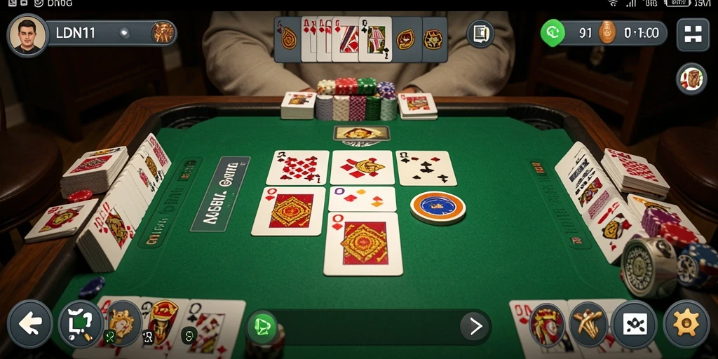 Gambaran gameplay menegangkan dari LDN11, adu strategi dan keterampilan Domino.
