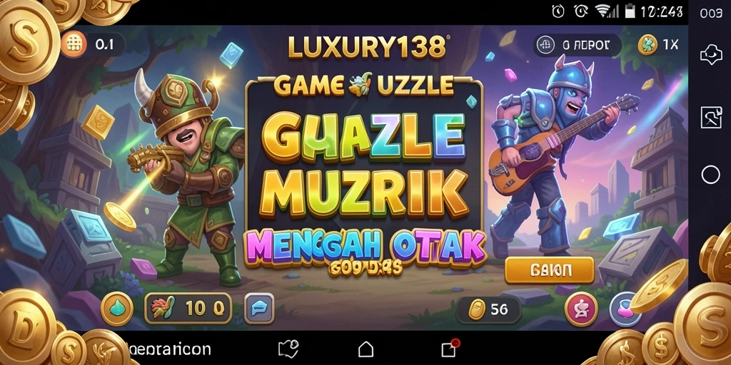 Screenshot gameplay LUXURY138 menampilkan teka-teki yang menantang.