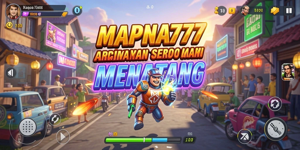 Screenshot gameplay MAPNA777 menampilkan aksi seru dalam permainan arcade.