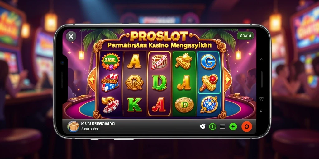 Screenshot PROSLOT menunjukkan keseruan gameplay Kasino yang mendebarkan.
