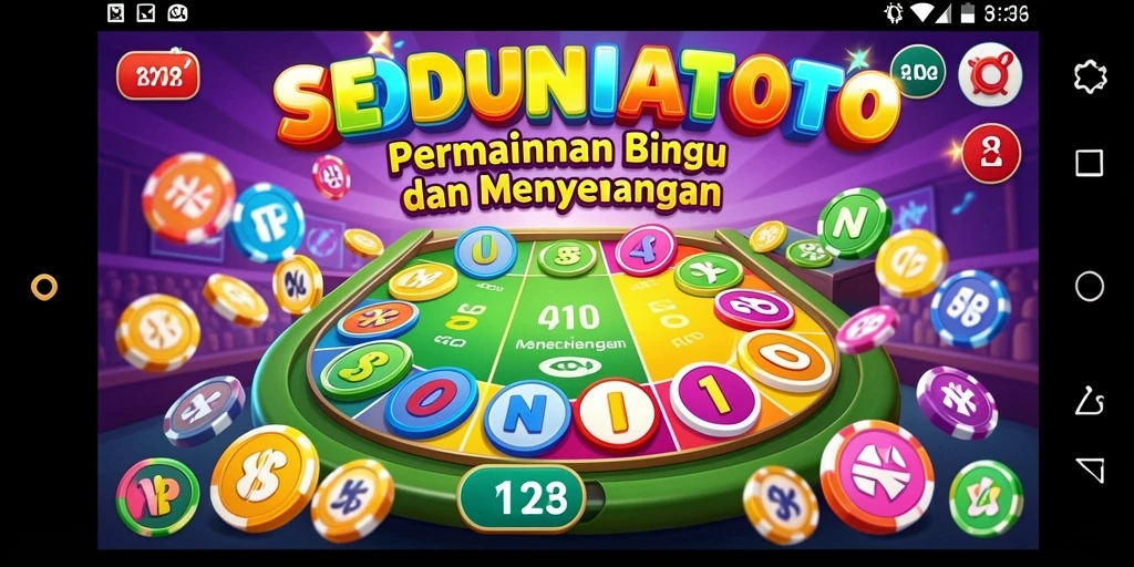 Screenshot gameplay SEDUNIATOTO yang menampilkan suasana Bingo yang seru.