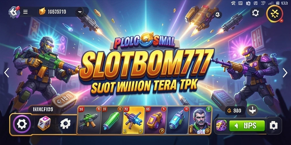 Tampilan menarik dari gameplay SLOTBOM77 dengan tema TPS.